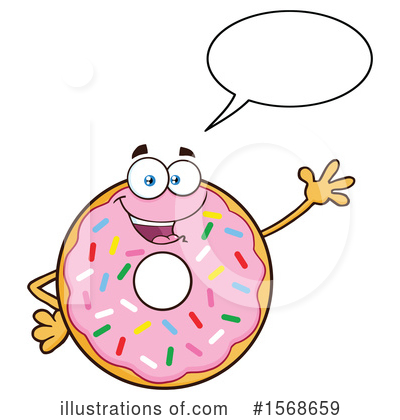 Royalty-Free (RF) Donut Clipart Illustration by Hit Toon - Stock Sample #1568659