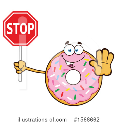 Royalty-Free (RF) Donut Clipart Illustration by Hit Toon - Stock Sample #1568662