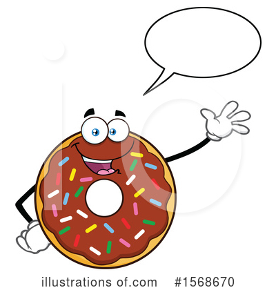 Royalty-Free (RF) Donut Clipart Illustration by Hit Toon - Stock Sample #1568670