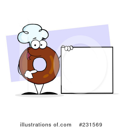 Royalty-Free (RF) Donut Clipart Illustration by Hit Toon - Stock Sample #231569