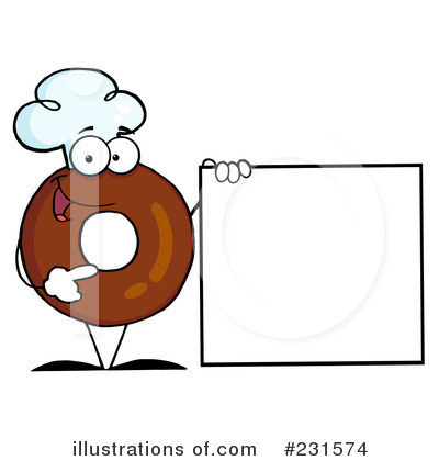 Royalty-Free (RF) Donut Clipart Illustration by Hit Toon - Stock Sample #231574