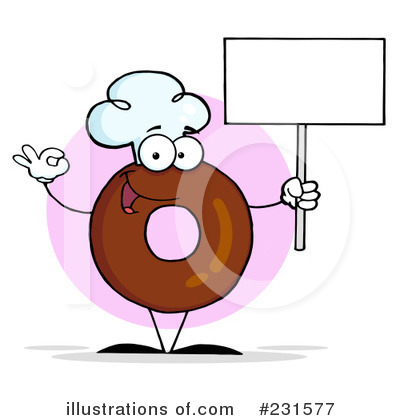 Royalty-Free (RF) Donut Clipart Illustration by Hit Toon - Stock Sample #231577
