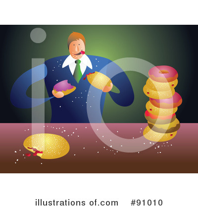 Royalty-Free (RF) Donut Clipart Illustration by Prawny - Stock Sample #91010
