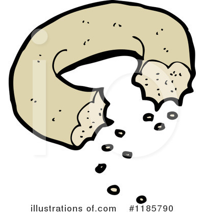 Bagel Clipart #1185790 by lineartestpilot