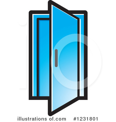 Royalty-Free (RF) Door Clipart Illustration by Lal Perera - Stock Sample #1231801