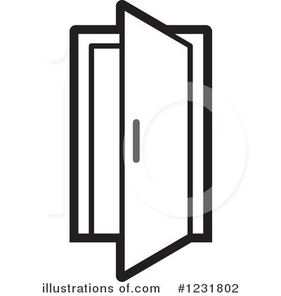 Royalty-Free (RF) Door Clipart Illustration by Lal Perera - Stock Sample #1231802