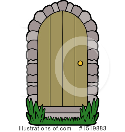 Royalty-Free (RF) Door Clipart Illustration by lineartestpilot - Stock Sample #1519883