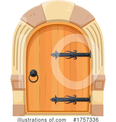 Royalty-Free (RF) Door Clipart Illustration by Vector Tradition SM - Stock Sample #1757336