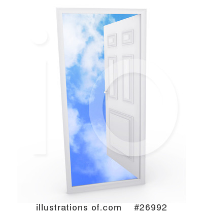 Royalty-Free (RF) Door Clipart Illustration by Leo Blanchette - Stock Sample #26992