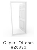 Door Clipart #26993 by Leo Blanchette