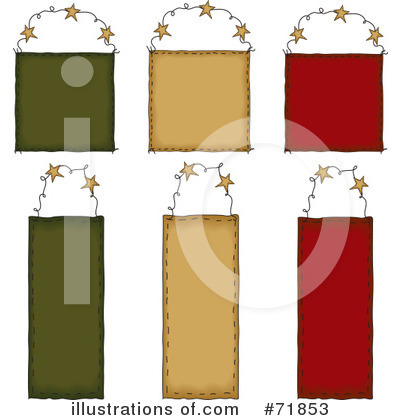 Royalty-Free (RF) Door Sign Clipart Illustration by inkgraphics - Stock Sample #71853