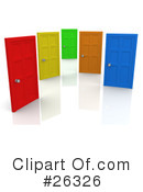 Doors Clipart #26326 by 3poD