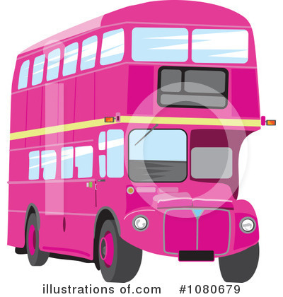 Royalty-Free (RF) Double Decker Clipart Illustration by Prawny - Stock Sample #1080679