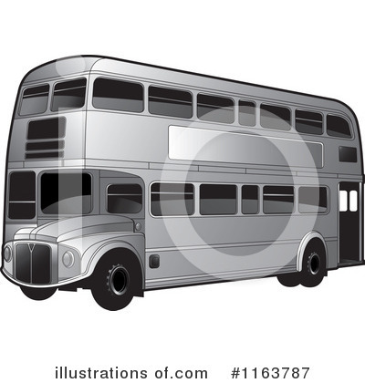 Royalty-Free (RF) Double Decker Clipart Illustration by Lal Perera - Stock Sample #1163787