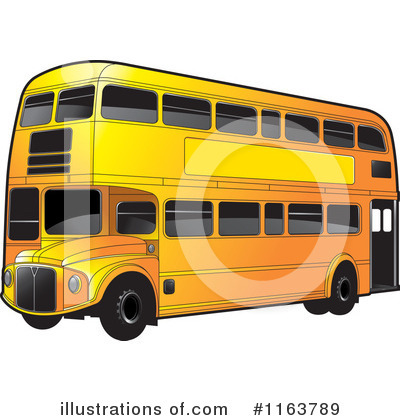 Royalty-Free (RF) Double Decker Clipart Illustration by Lal Perera - Stock Sample #1163789