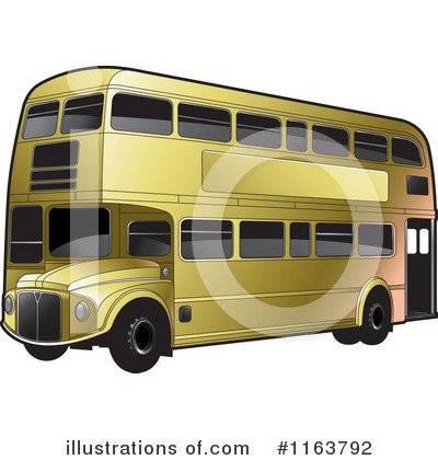 Royalty-Free (RF) Double Decker Clipart Illustration by Lal Perera - Stock Sample #1163792