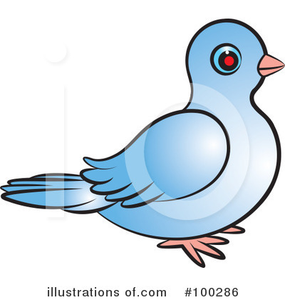 Royalty-Free (RF) Dove Clipart Illustration by Lal Perera - Stock Sample #100286