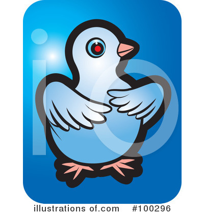 Royalty-Free (RF) Dove Clipart Illustration by Lal Perera - Stock Sample #100296