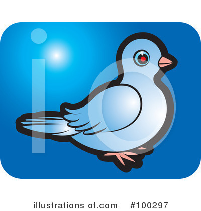 Royalty-Free (RF) Dove Clipart Illustration by Lal Perera - Stock Sample #100297