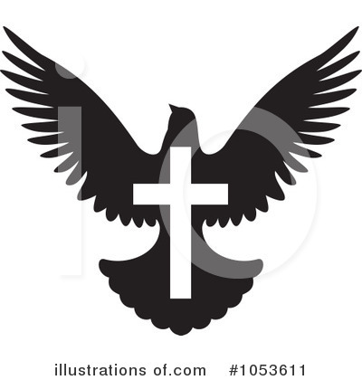 Royalty-Free (RF) Dove Clipart Illustration by Any Vector - Stock Sample #1053611