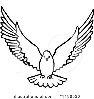 Royalty-Free (RF) Dove Clipart Illustration by Prawny Vintage - Stock Sample #1180536