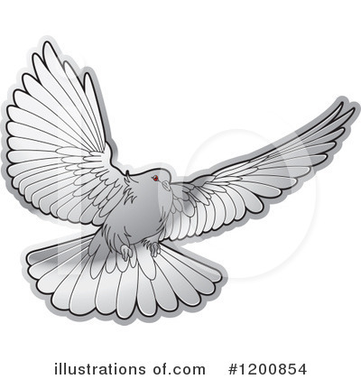 Royalty-Free (RF) Dove Clipart Illustration by Lal Perera - Stock Sample #1200854