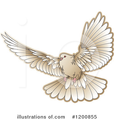 Royalty-Free (RF) Dove Clipart Illustration by Lal Perera - Stock Sample #1200855