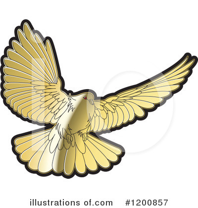 Royalty-Free (RF) Dove Clipart Illustration by Lal Perera - Stock Sample #1200857