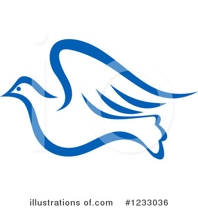Dove Logo Clipart #1233036 by Vector Tradition SM