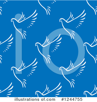 Royalty-Free (RF) Dove Clipart Illustration by Vector Tradition SM - Stock Sample #1244755