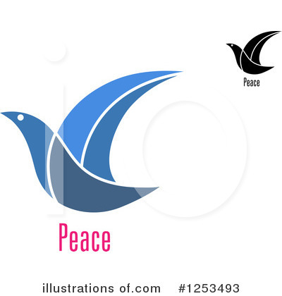 Royalty-Free (RF) Dove Clipart Illustration by Vector Tradition SM - Stock Sample #1253493
