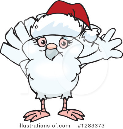 Royalty-Free (RF) Dove Clipart Illustration by Dennis Holmes Designs - Stock Sample #1283373