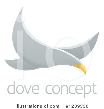 Royalty-Free (RF) Dove Clipart Illustration by AtStockIllustration - Stock Sample #1289330