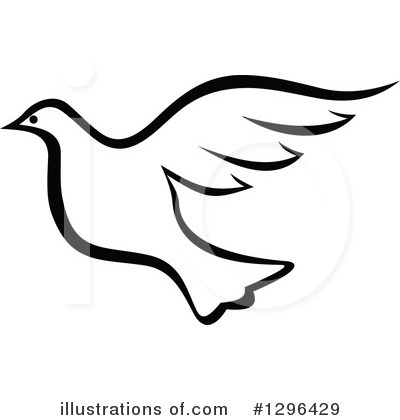 Royalty-Free (RF) Dove Clipart Illustration by Vector Tradition SM - Stock Sample #1296429