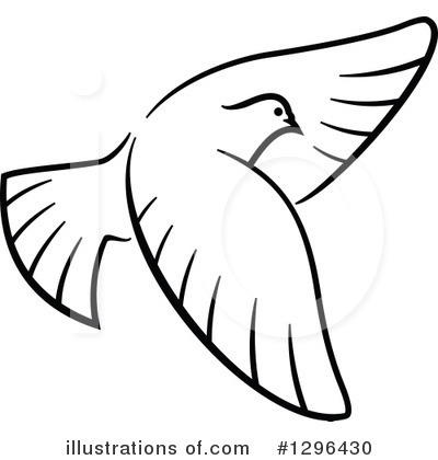Royalty-Free (RF) Dove Clipart Illustration by Vector Tradition SM - Stock Sample #1296430