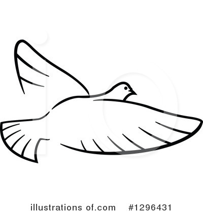 Royalty-Free (RF) Dove Clipart Illustration by Vector Tradition SM - Stock Sample #1296431