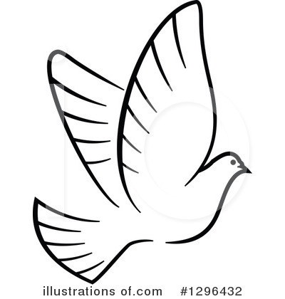 Royalty-Free (RF) Dove Clipart Illustration by Vector Tradition SM - Stock Sample #1296432