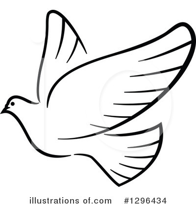 Royalty-Free (RF) Dove Clipart Illustration by Vector Tradition SM - Stock Sample #1296434