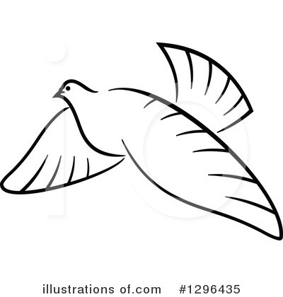 Royalty-Free (RF) Dove Clipart Illustration by Vector Tradition SM - Stock Sample #1296435