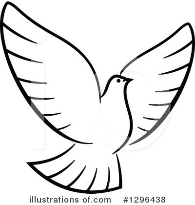Royalty-Free (RF) Dove Clipart Illustration by Vector Tradition SM - Stock Sample #1296438