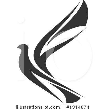 Royalty-Free (RF) Dove Clipart Illustration by Vector Tradition SM - Stock Sample #1314874