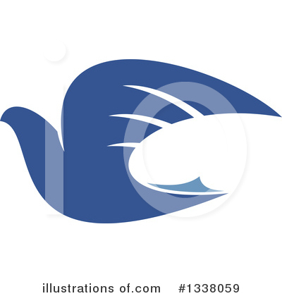 Royalty-Free (RF) Dove Clipart Illustration by Vector Tradition SM - Stock Sample #1338059