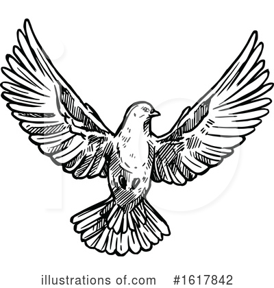 Royalty-Free (RF) Dove Clipart Illustration by Vector Tradition SM - Stock Sample #1617842