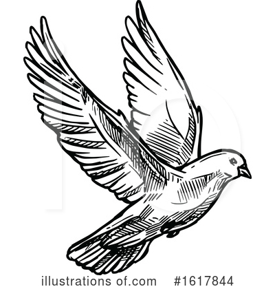 Royalty-Free (RF) Dove Clipart Illustration by Vector Tradition SM - Stock Sample #1617844
