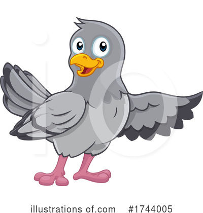 Dove Clipart #1744005 by AtStockIllustration