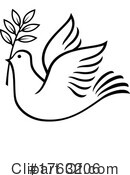 Dove Clipart #1763206 by Vector Tradition SM