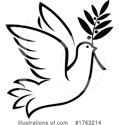 Royalty-Free (RF) Dove Clipart Illustration by Vector Tradition SM - Stock Sample #1763214