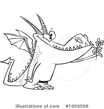 Royalty-Free (RF) Dragon Clipart Illustration by toonaday - Stock Sample #1050506