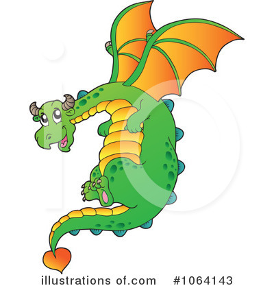 Royalty-Free (RF) Dragon Clipart Illustration by visekart - Stock Sample #1064143