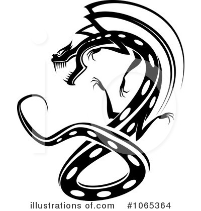 Royalty-Free (RF) Dragon Clipart Illustration by Vector Tradition SM - Stock Sample #1065364